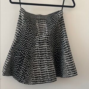 Stylish Black and White Women's Skirt